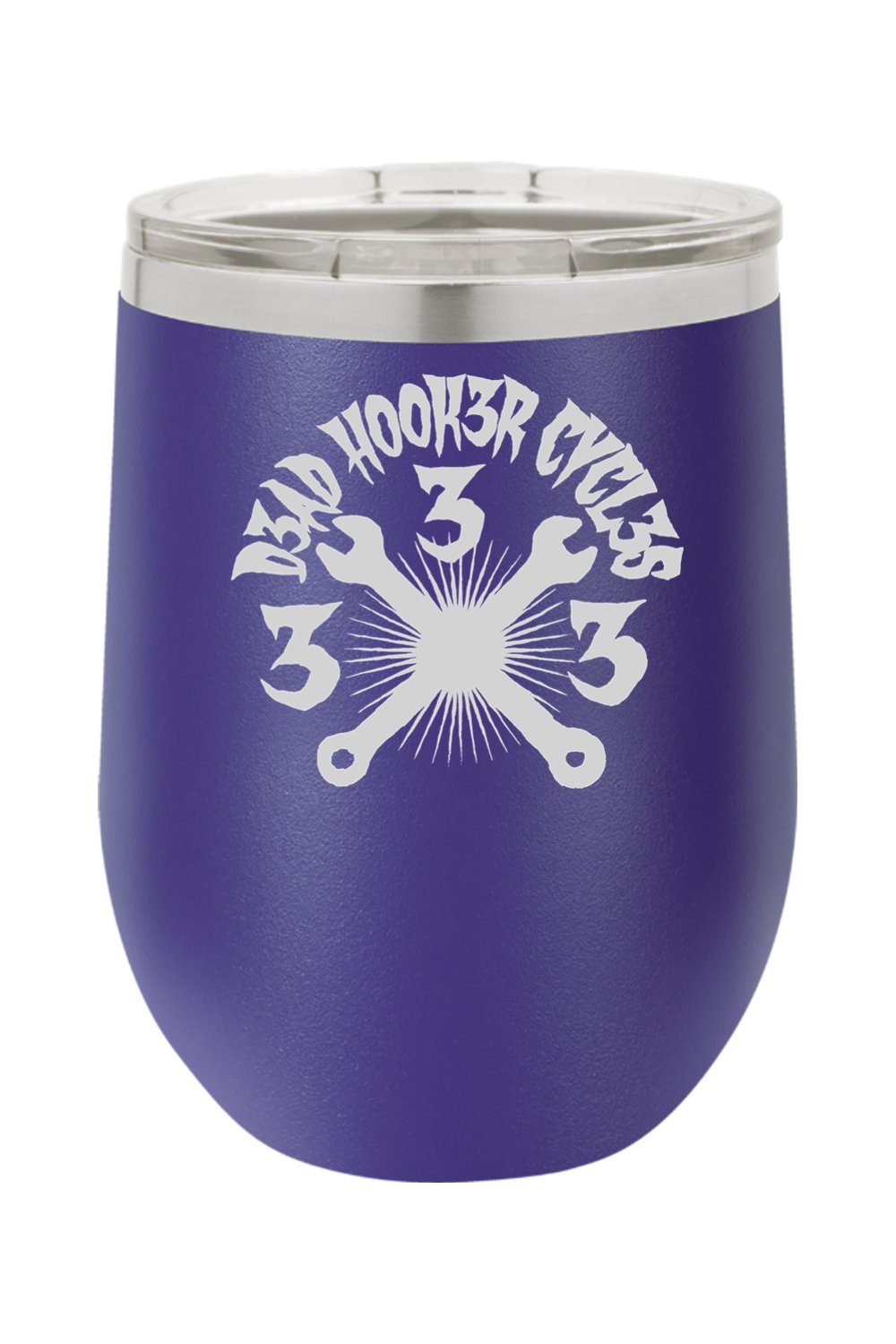 12oz Insulated Wine Tumbler "DHC 333" Engraved