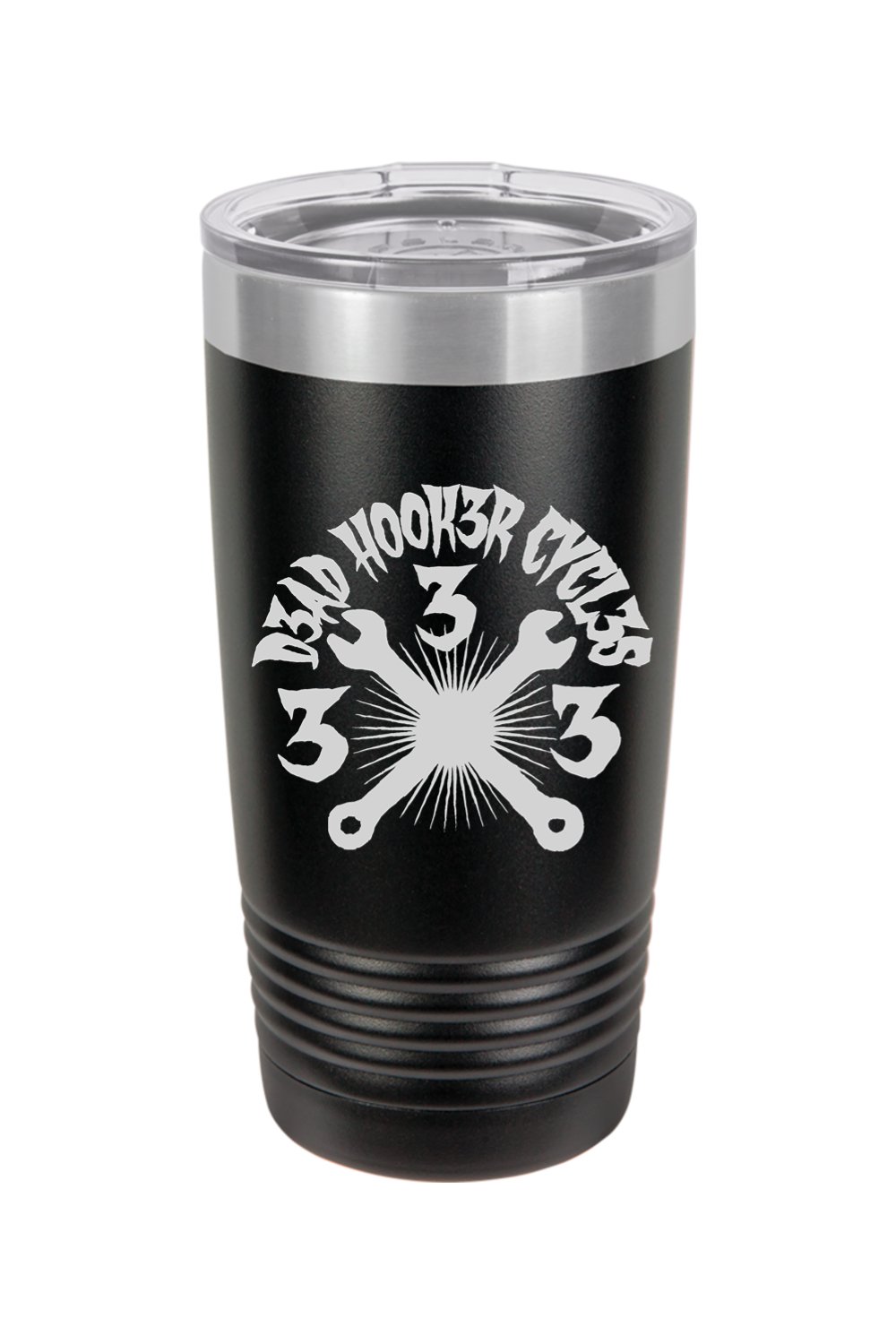 20oz Stainless Steel Tumbler "DHC 333" Engraved