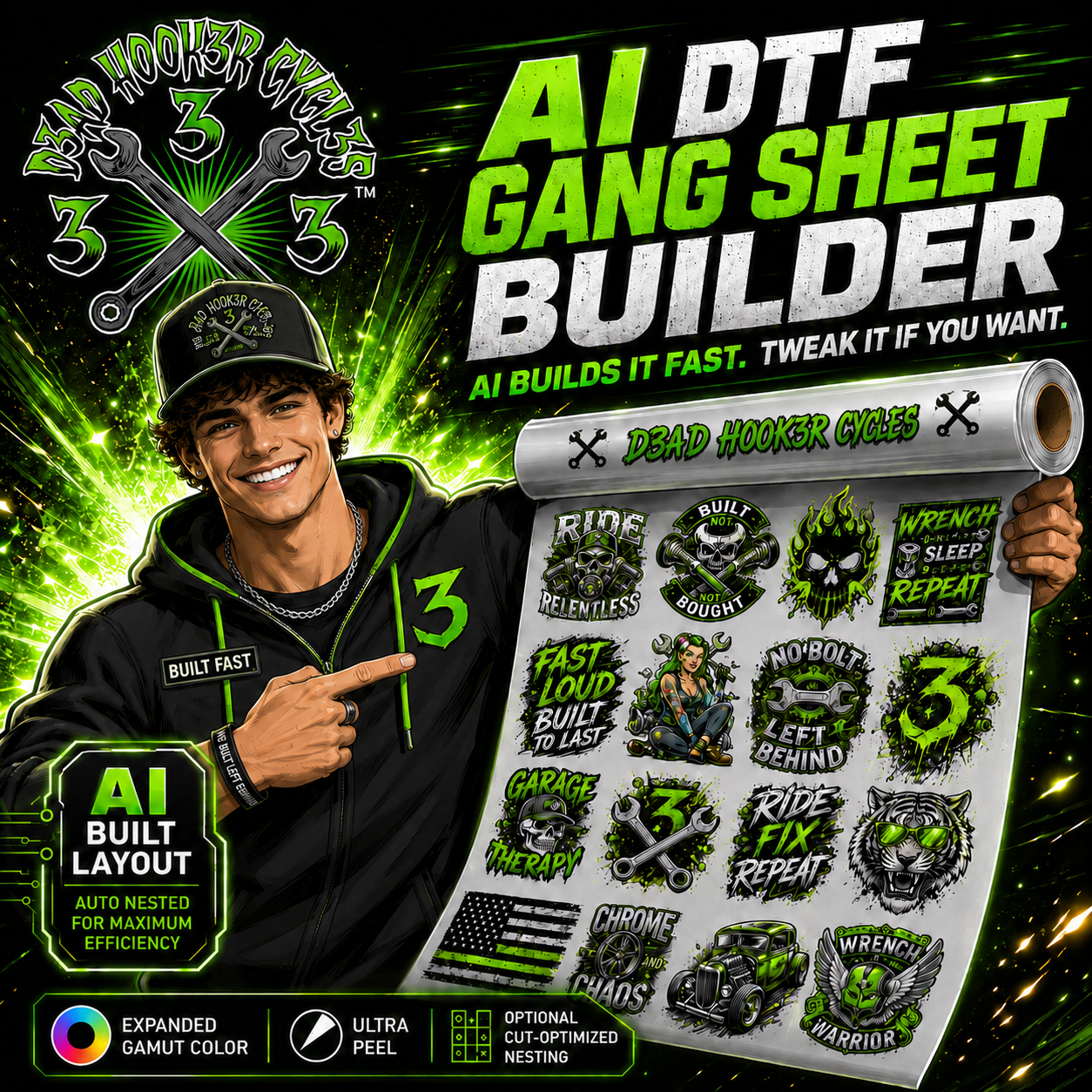 Custom DTF Gang Sheet