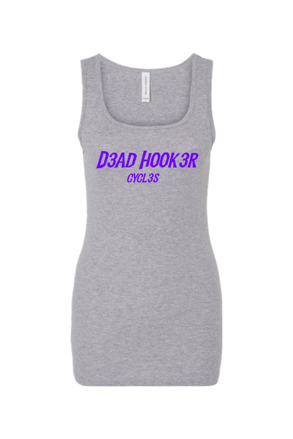 Bella + Canvas Women's Micro Rib Tank "DHC PURPLE"