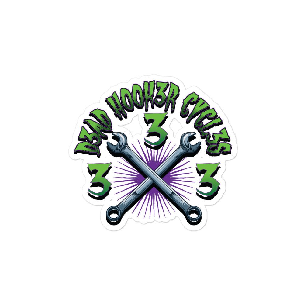 Bubble-free stickers "DHC GREEN"