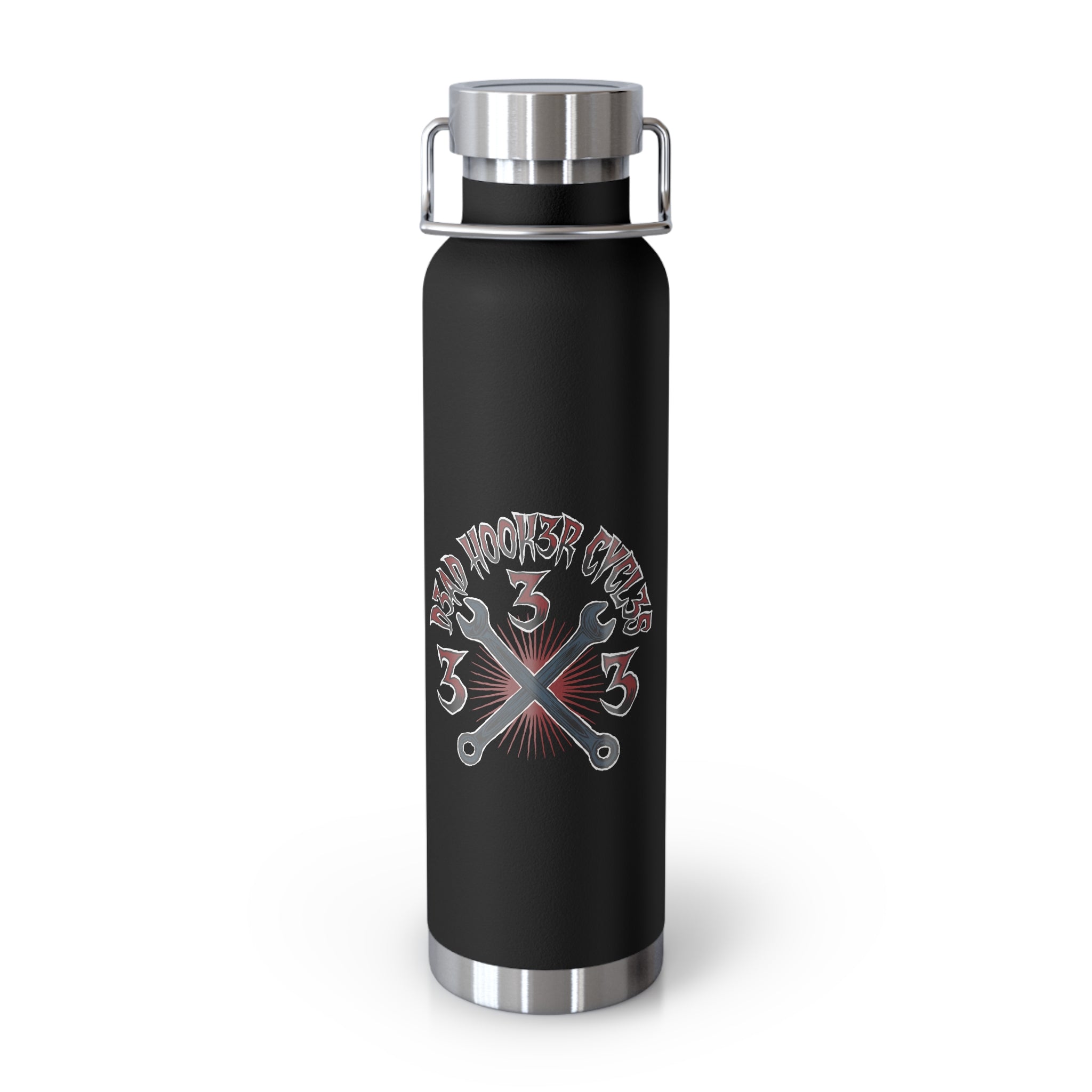 Copper Vacuum Insulated Bottle, 22oz "DHC 333 RED" - 10