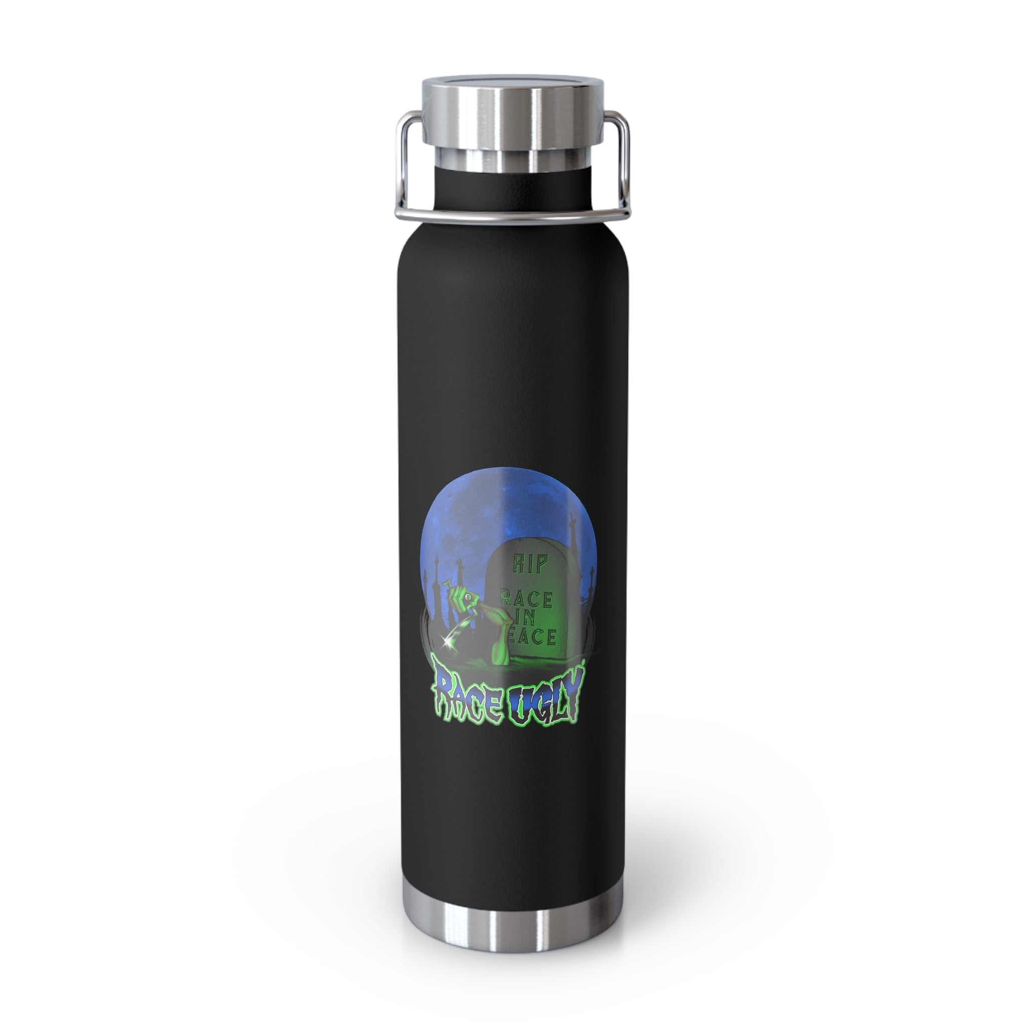 Copper Vacuum Insulated Bottle, 22oz "RU TOMBSTONE" - 17