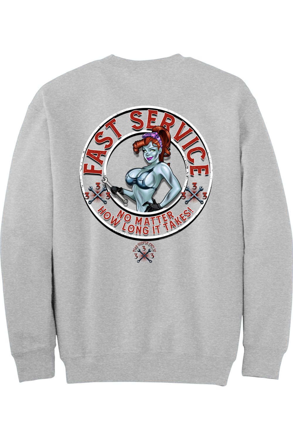 Gildan - DryBlend Crewneck Sweatshirt "DHC FAST SERVICE"