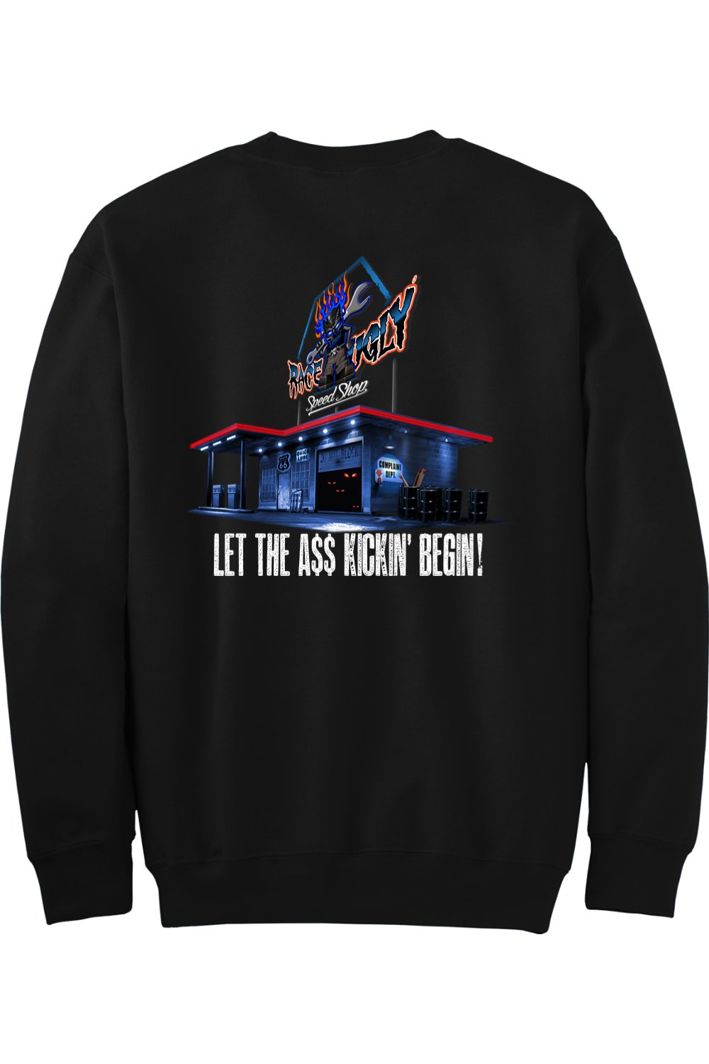 Gildan - DryBlend Crewneck Sweatshirt "RU GARAGE"