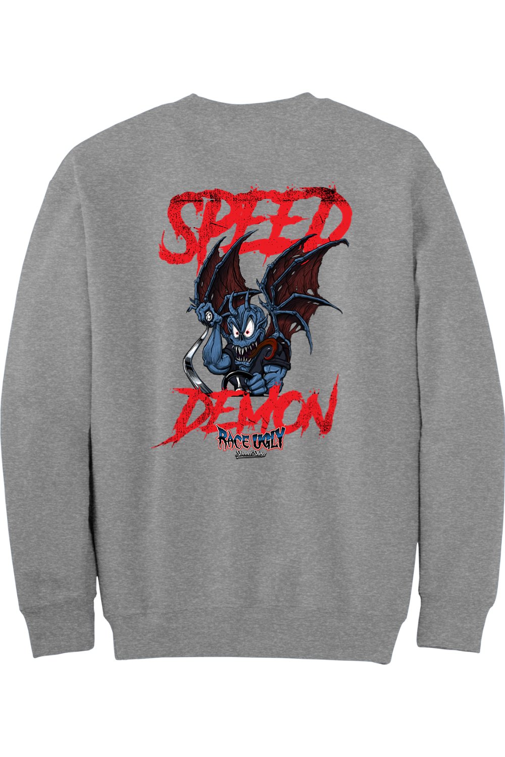 Gildan - DryBlend Crewneck Sweatshirt "RU SPEED DEMON"