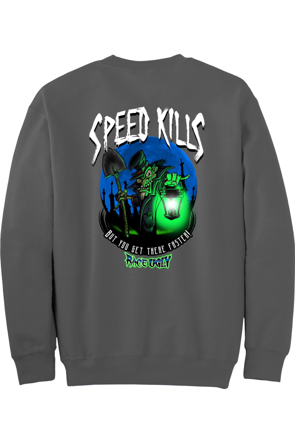 Gildan - DryBlend Crewneck Sweatshirt "RU SPEED KILLS"