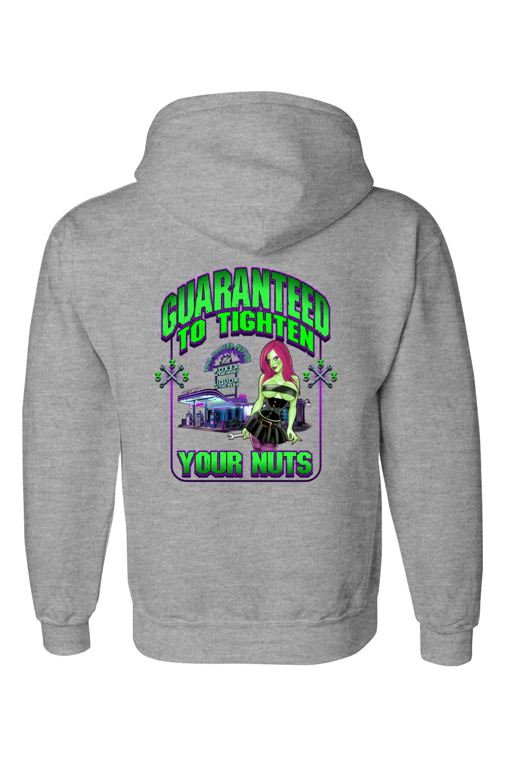 Gildan DryBlend Hooded Sweatshirt "DHC GARAGE"