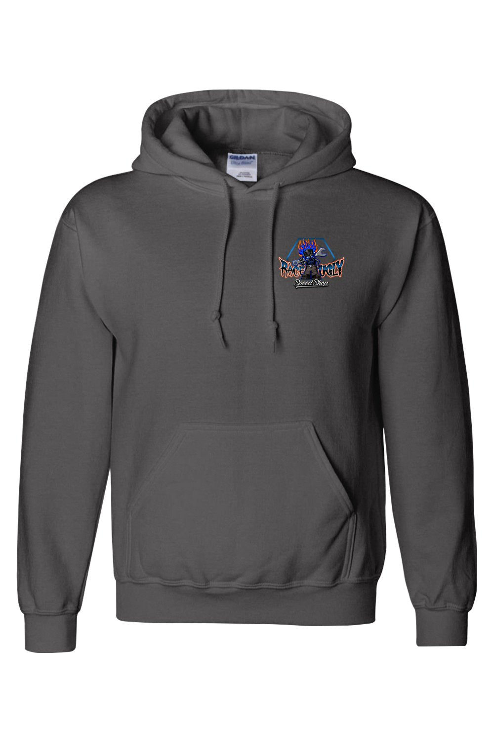 Gildan DryBlend Hooded Sweatshirt "RU BLOCKS" (PURPLE)