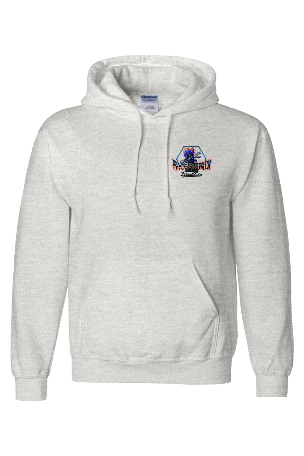 Gildan DryBlend Hooded Sweatshirt "RU BLOCKS" (PURPLE)