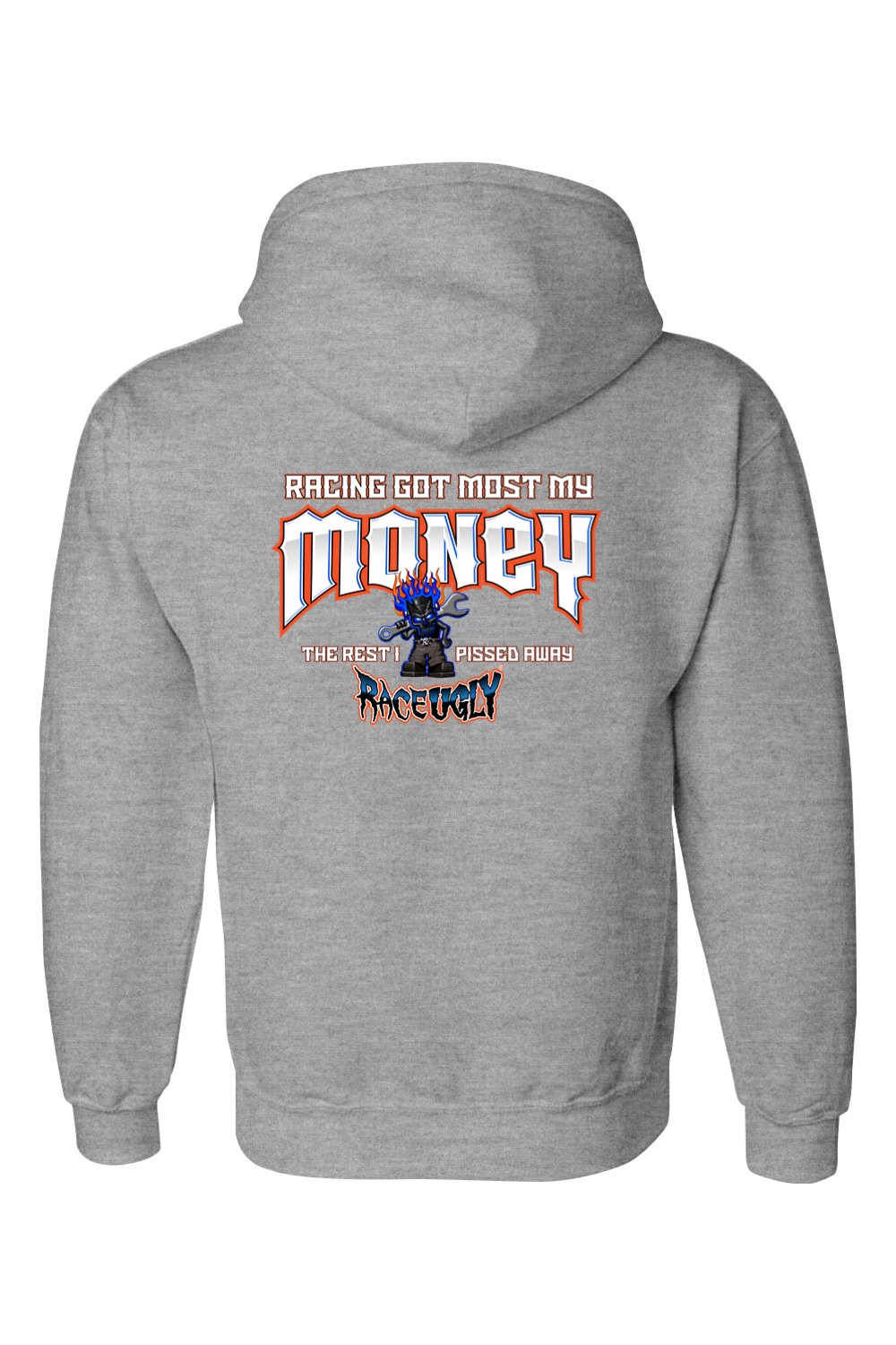 Gildan DryBlend Hooded Sweatshirt "RU MONEY"