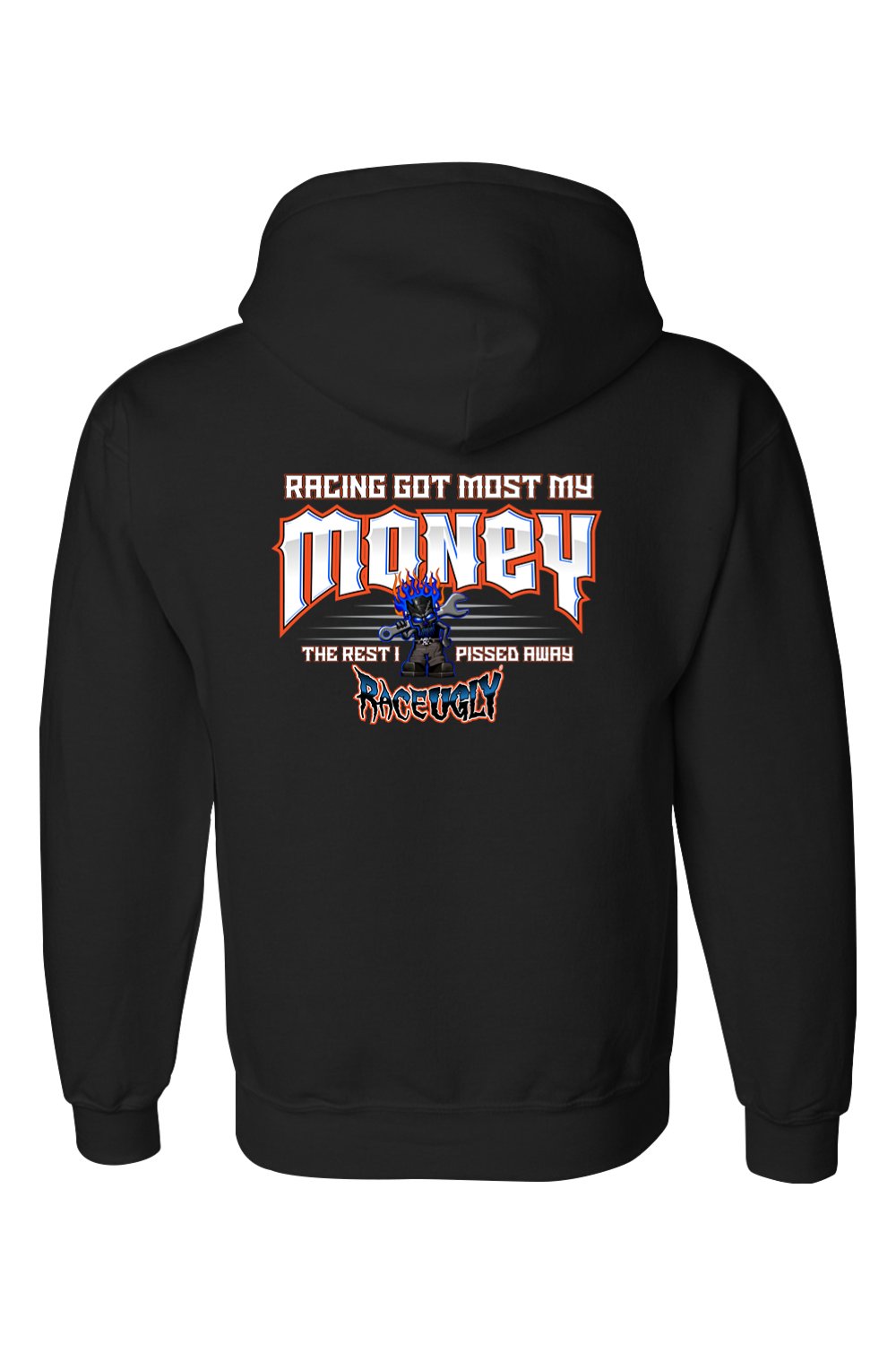 Gildan DryBlend Hooded Sweatshirt "RU MONEY"