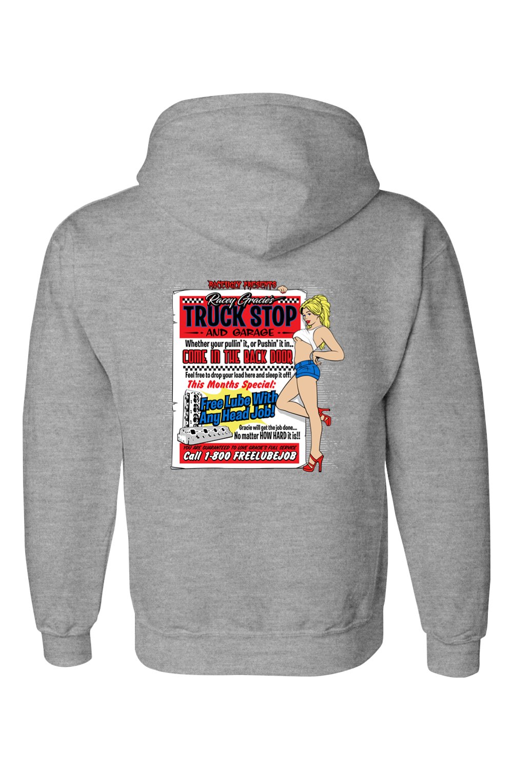 Gildan DryBlend Hooded Sweatshirt "RU POSTER"