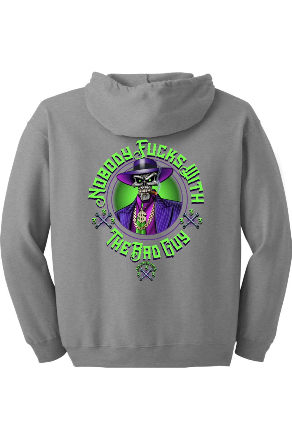 Gildan Heavy Blend Full-Zip Hooded Sweatshirt "DHC BAD GUY"