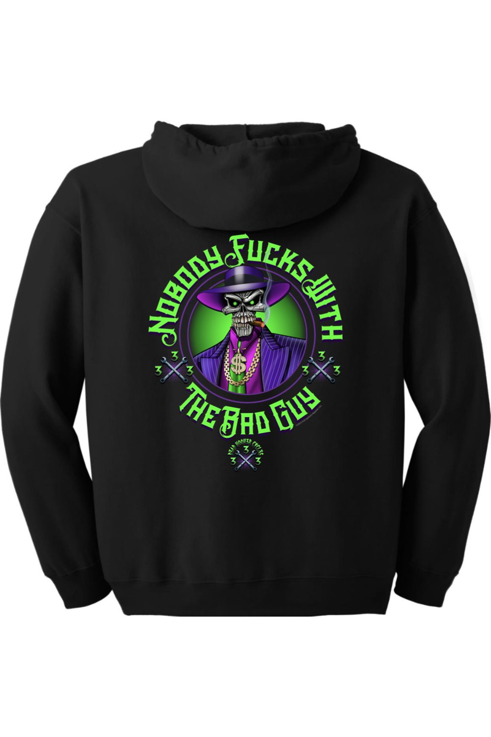 Gildan Heavy Blend Full-Zip Hooded Sweatshirt "DHC BAD GUY"