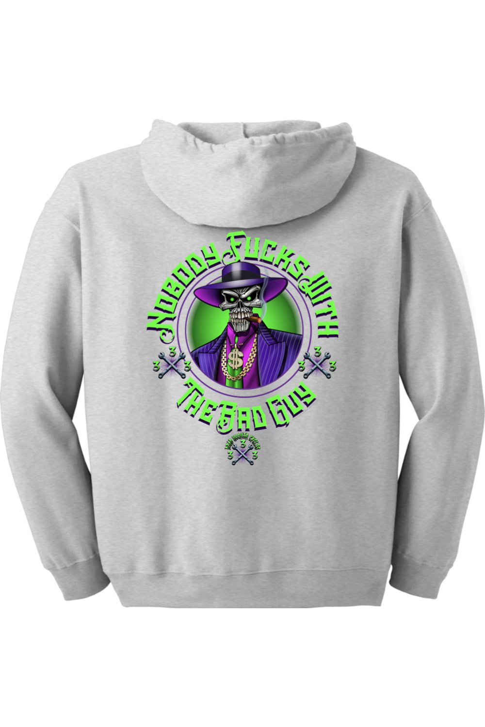 Gildan Heavy Blend Full-Zip Hooded Sweatshirt "DHC BAD GUY"