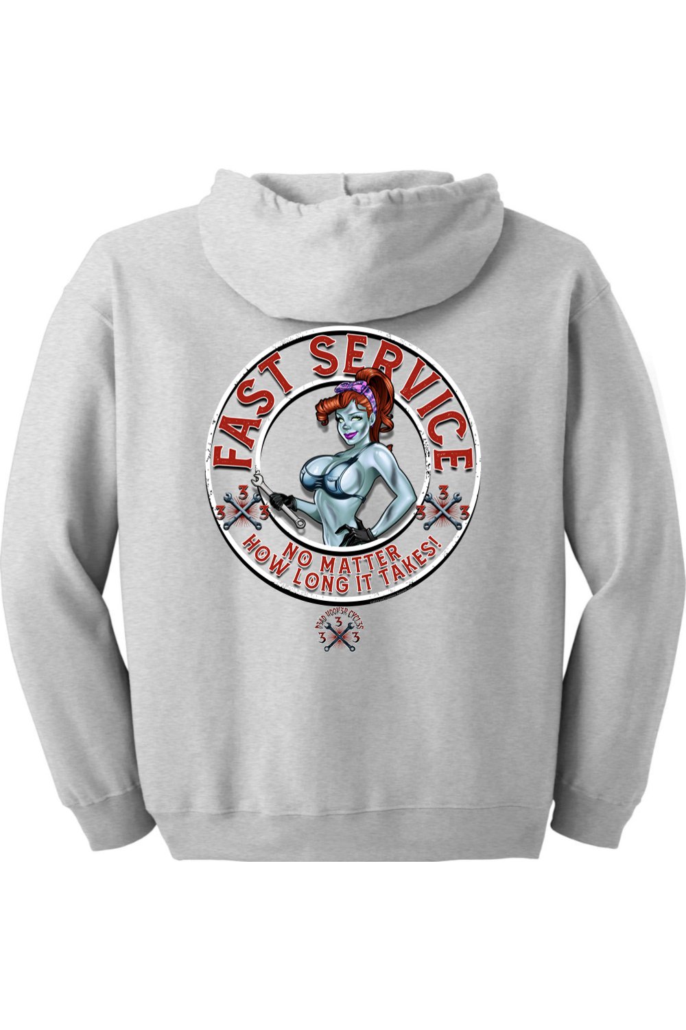 Gildan Heavy Blend Full-Zip Hooded Sweatshirt "DHC FAST SERVICE"