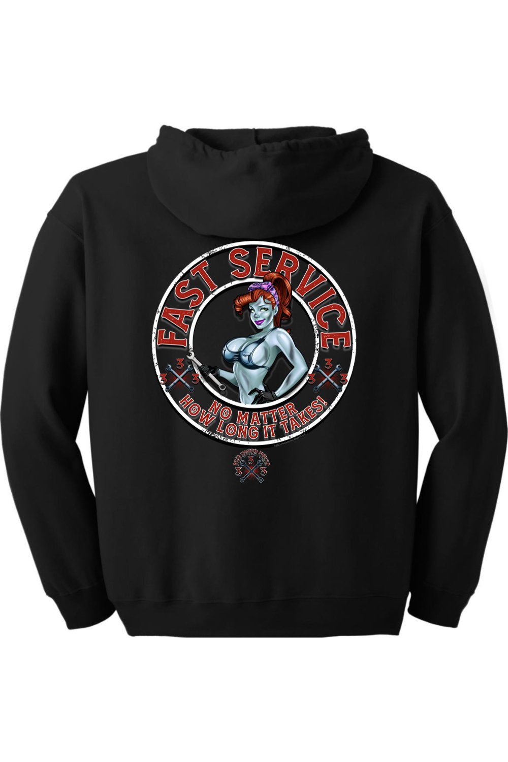 Gildan Heavy Blend Full-Zip Hooded Sweatshirt "DHC FAST SERVICE"