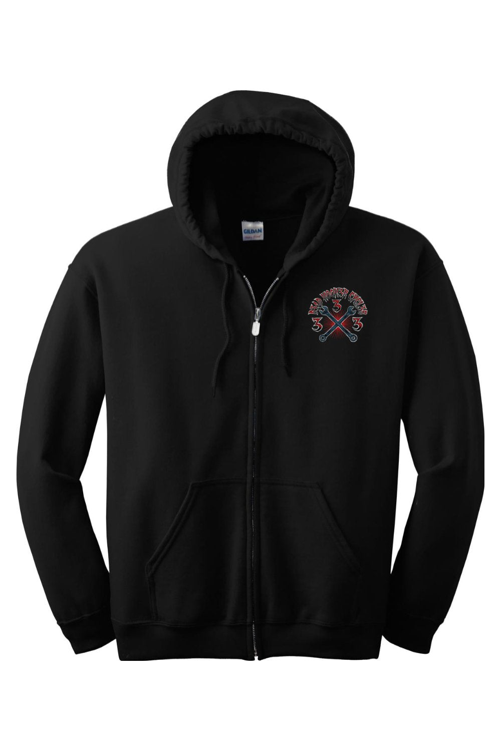 Gildan Heavy Blend Full-Zip Hooded Sweatshirt "DHC HAPPINESS"