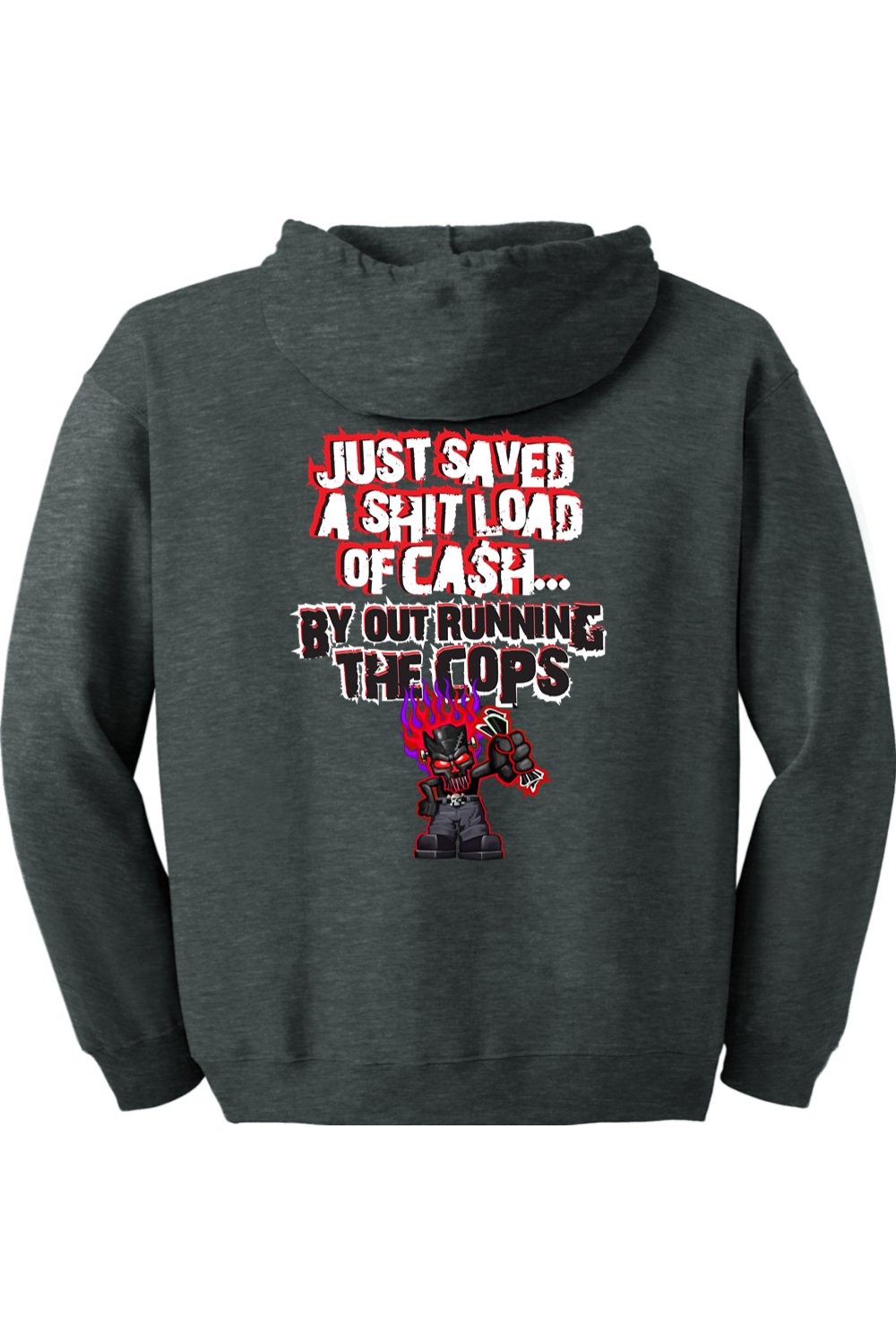 Gildan Heavy Blend Full-Zip Hooded Sweatshirt "RU CA$H"