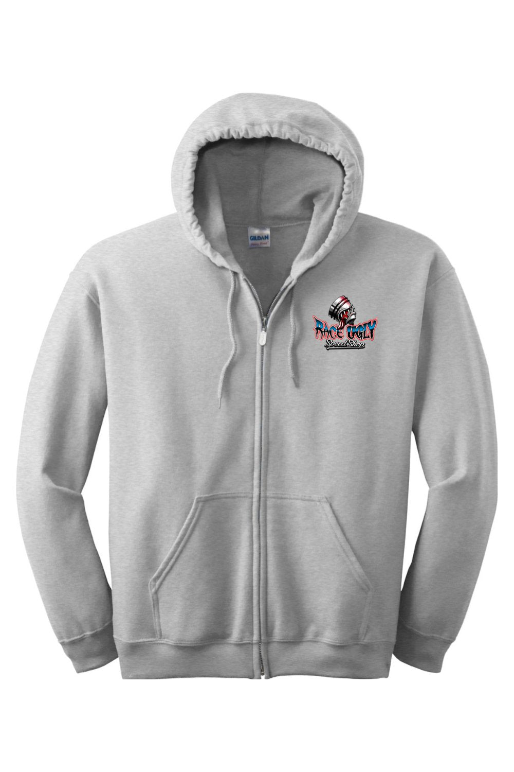 Gildan Heavy Blend Full-Zip Hooded Sweatshirt "RU GARAGE"