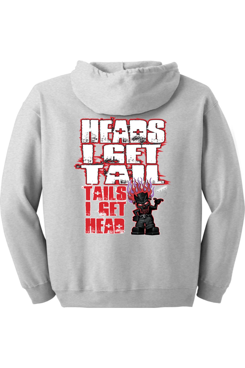 Gildan Heavy Blend Full-Zip Hooded Sweatshirt "RU HEADS/TAIL"