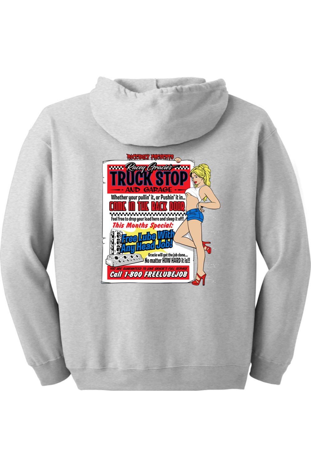 Gildan Heavy Blend Full-Zip Hooded Sweatshirt "RU POSTER"