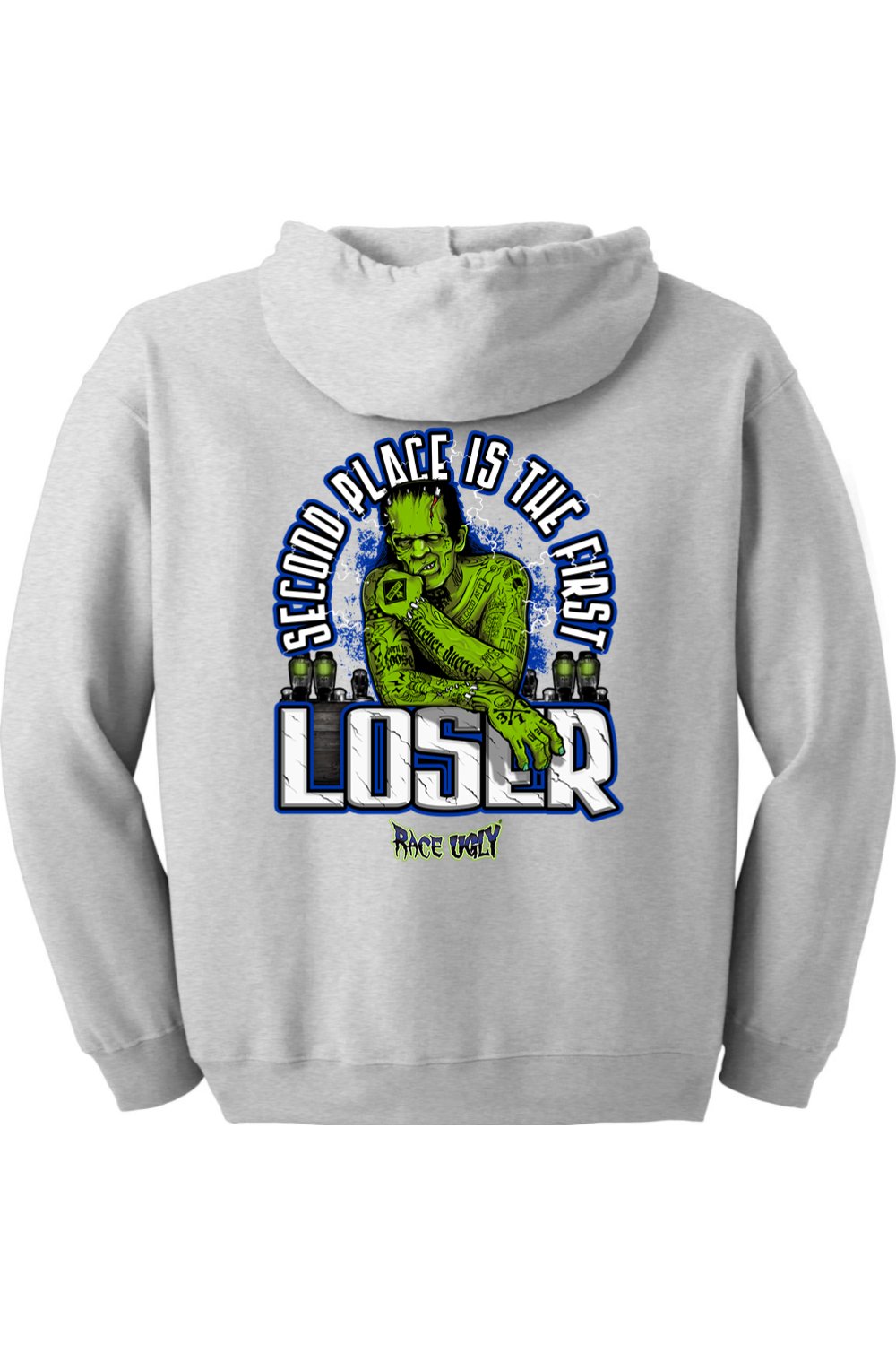 Gildan Heavy Blend Full-Zip Hooded Sweatshirt "RU SECOND PLACE"