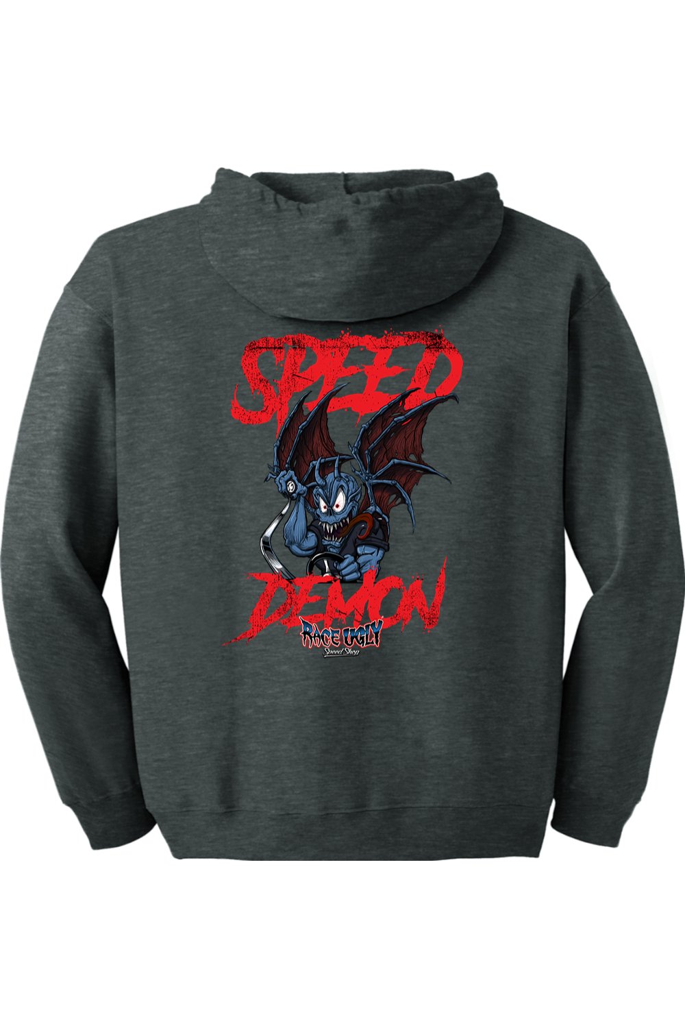 Gildan Heavy Blend Full-Zip Hooded Sweatshirt "RU SPEED DEMON"
