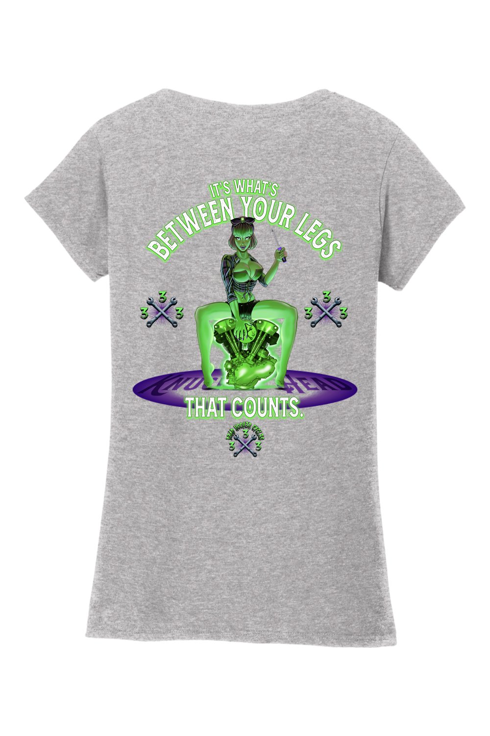 Gildan Softstyle Ladies V-Neck T-Shirt "DHC BETWEEN"