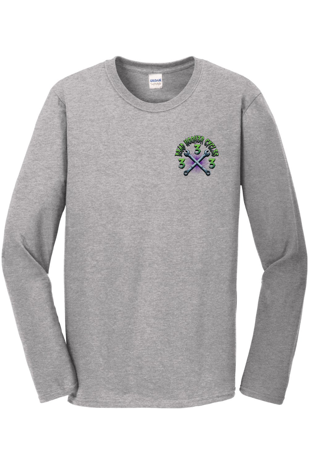 Gildan Softstyle Long Sleeve T-Shirt "DHC BAD GUY"