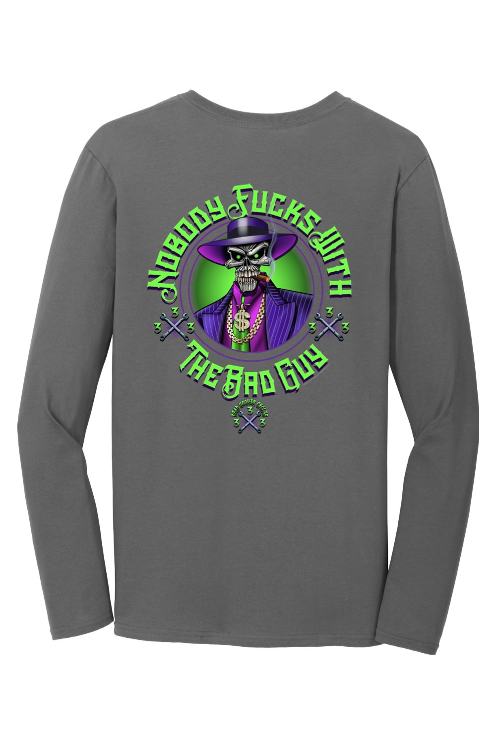 Gildan Softstyle Long Sleeve T-Shirt "DHC BAD GUY"
