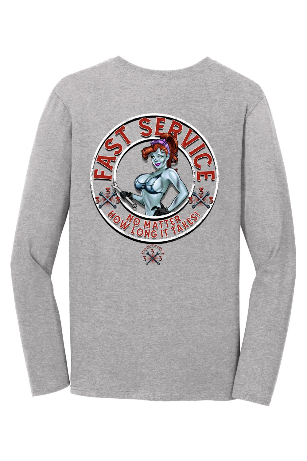 Gildan Softstyle Long Sleeve T-Shirt "DHC FAST SERVICE"