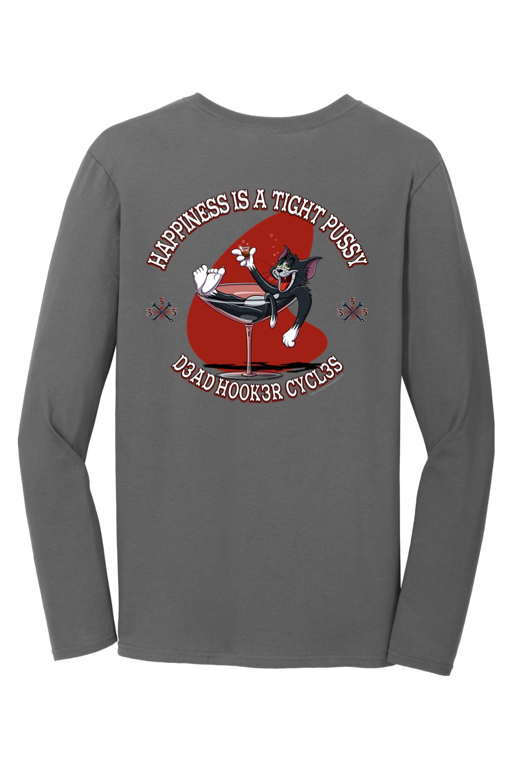 Gildan Softstyle Long Sleeve T-Shirt "DHC HAPPINESS"
