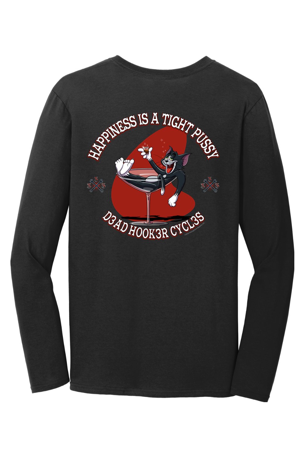 Gildan Softstyle Long Sleeve T-Shirt "DHC HAPPINESS"