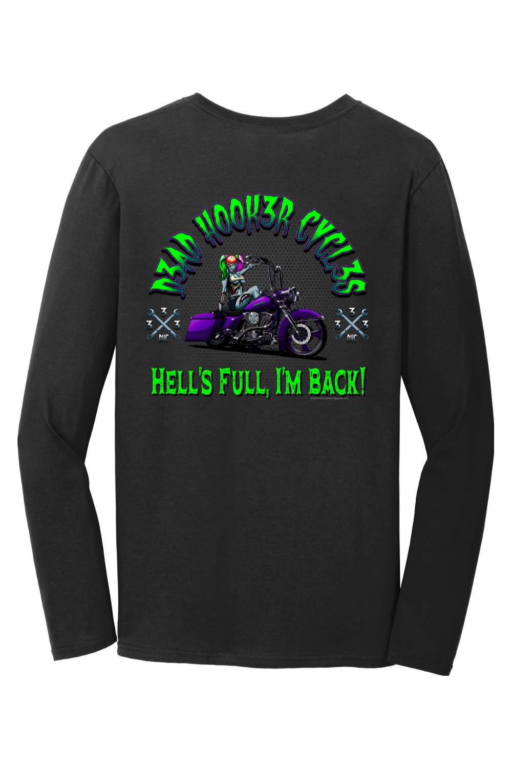Gildan Softstyle Long Sleeve T-Shirt "DHC HELL'S FULL"