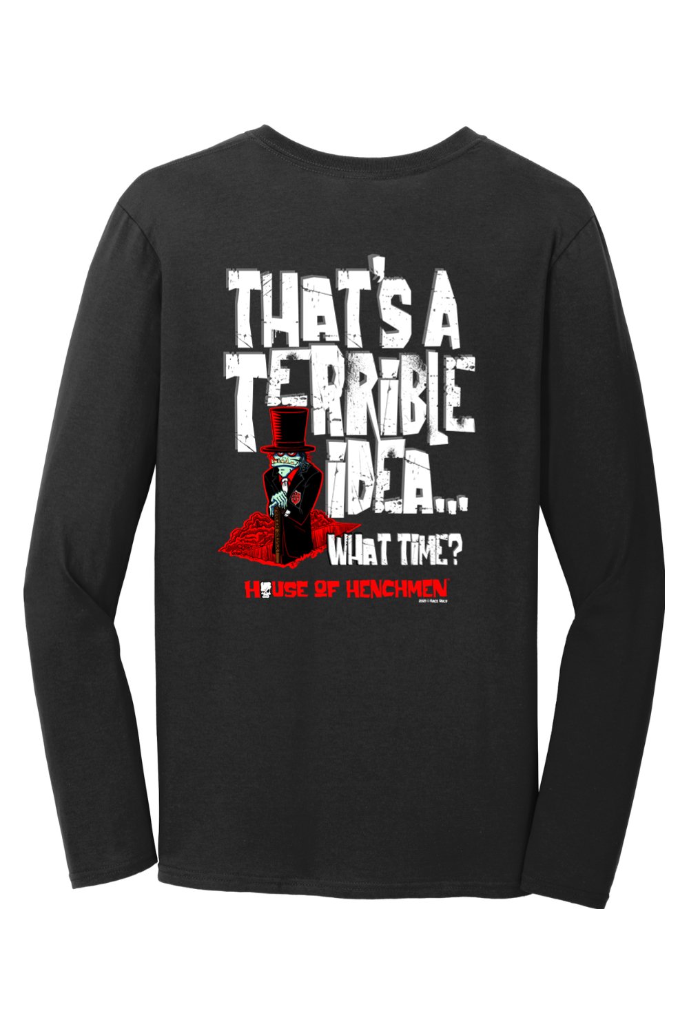 Gildan Softstyle Long Sleeve T-Shirt "HOH TERRIBLE IDEA"