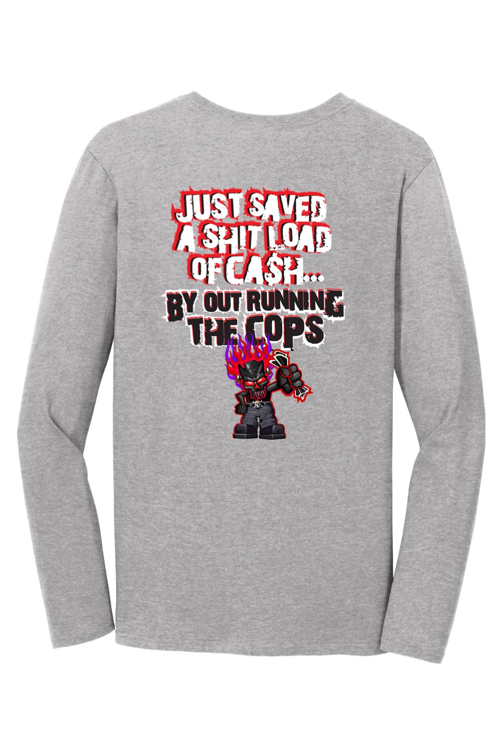 Gildan Softstyle Long Sleeve T-Shirt "RU CA$H"