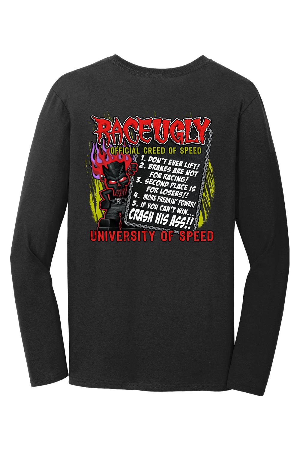 Gildan Softstyle Long Sleeve T-Shirt "RU CREED"