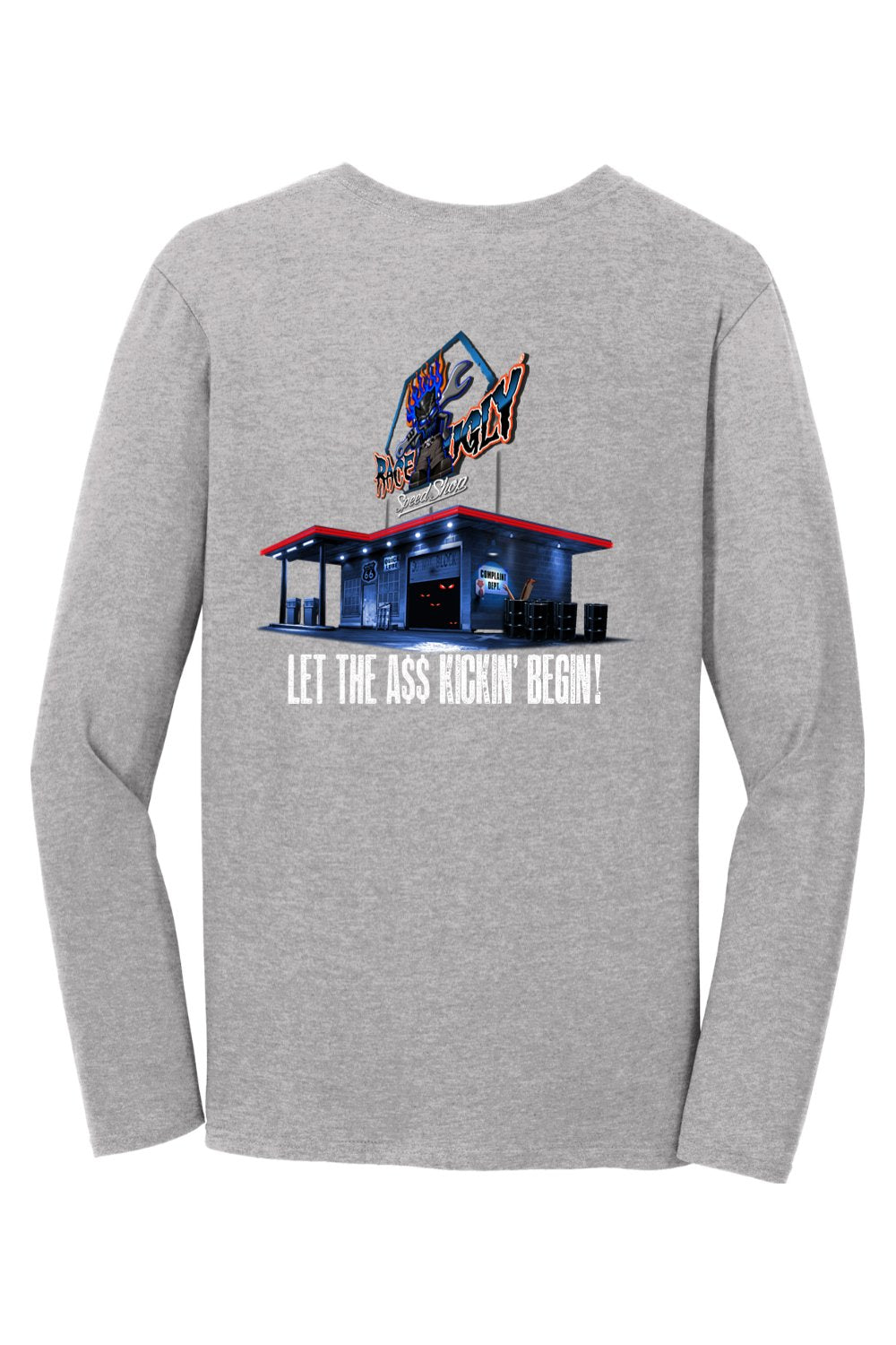 Gildan Softstyle Long Sleeve T-Shirt "RU GARAGE"