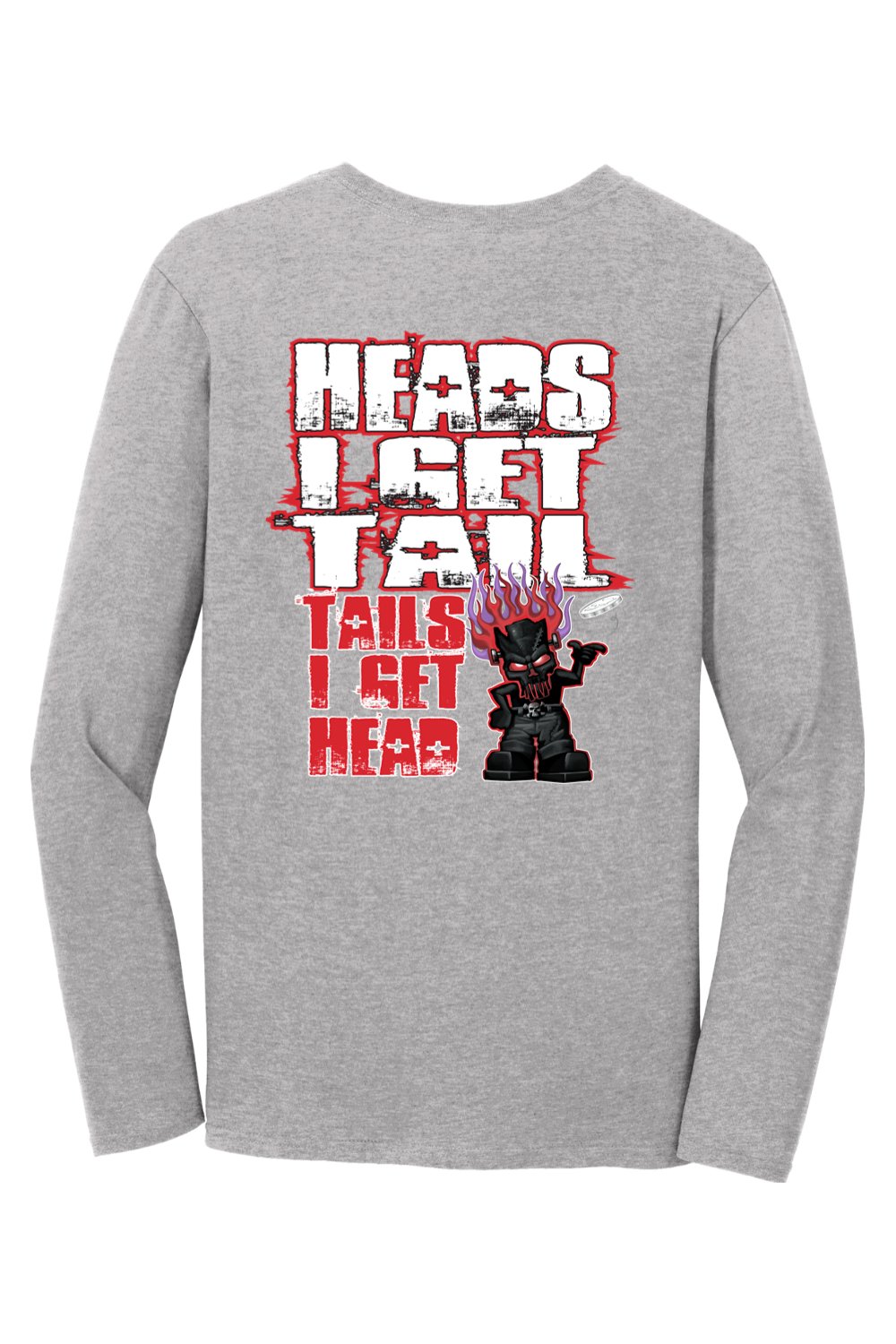 Gildan Softstyle Long Sleeve T-Shirt "RU HEADS/TAILS"