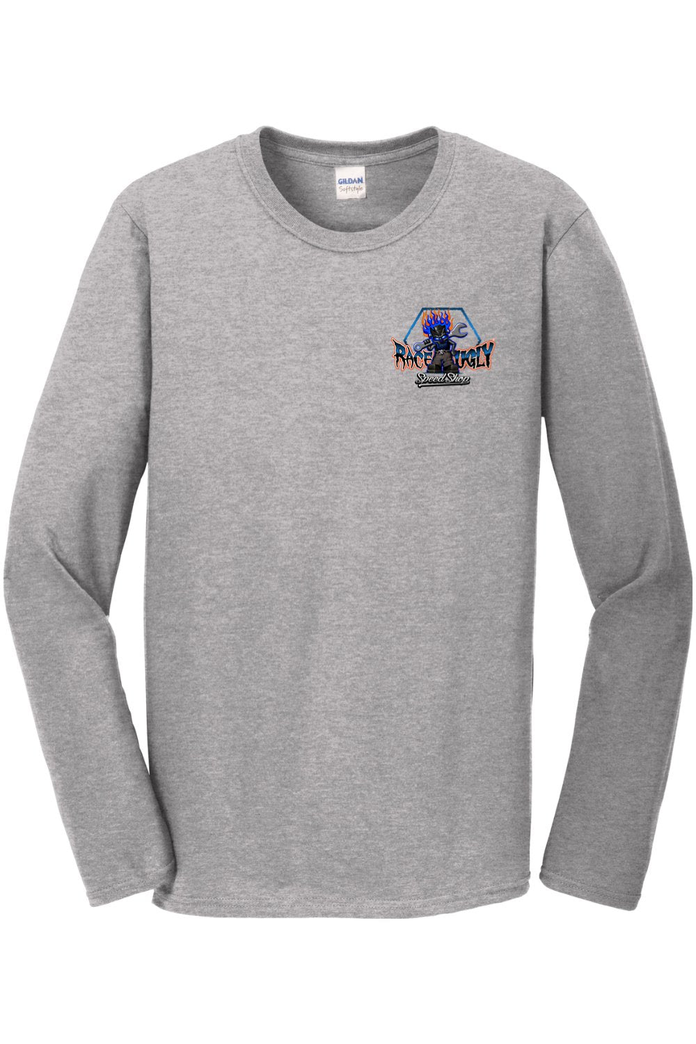 Gildan Softstyle Long Sleeve T-Shirt "RU SECOND PLACE"