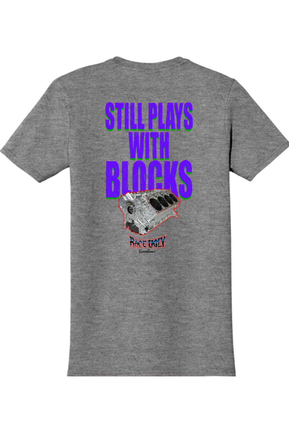 Gildan Softstyle T-Shirt "RU BLOCKS" (PURPLE)