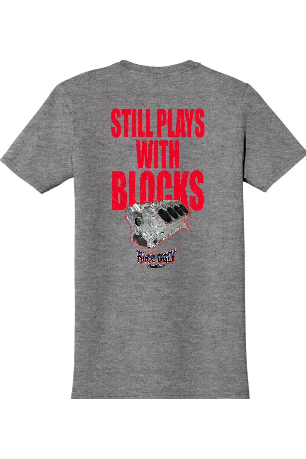 Gildan Softstyle T-Shirt "RU BLOCKS" (RED)