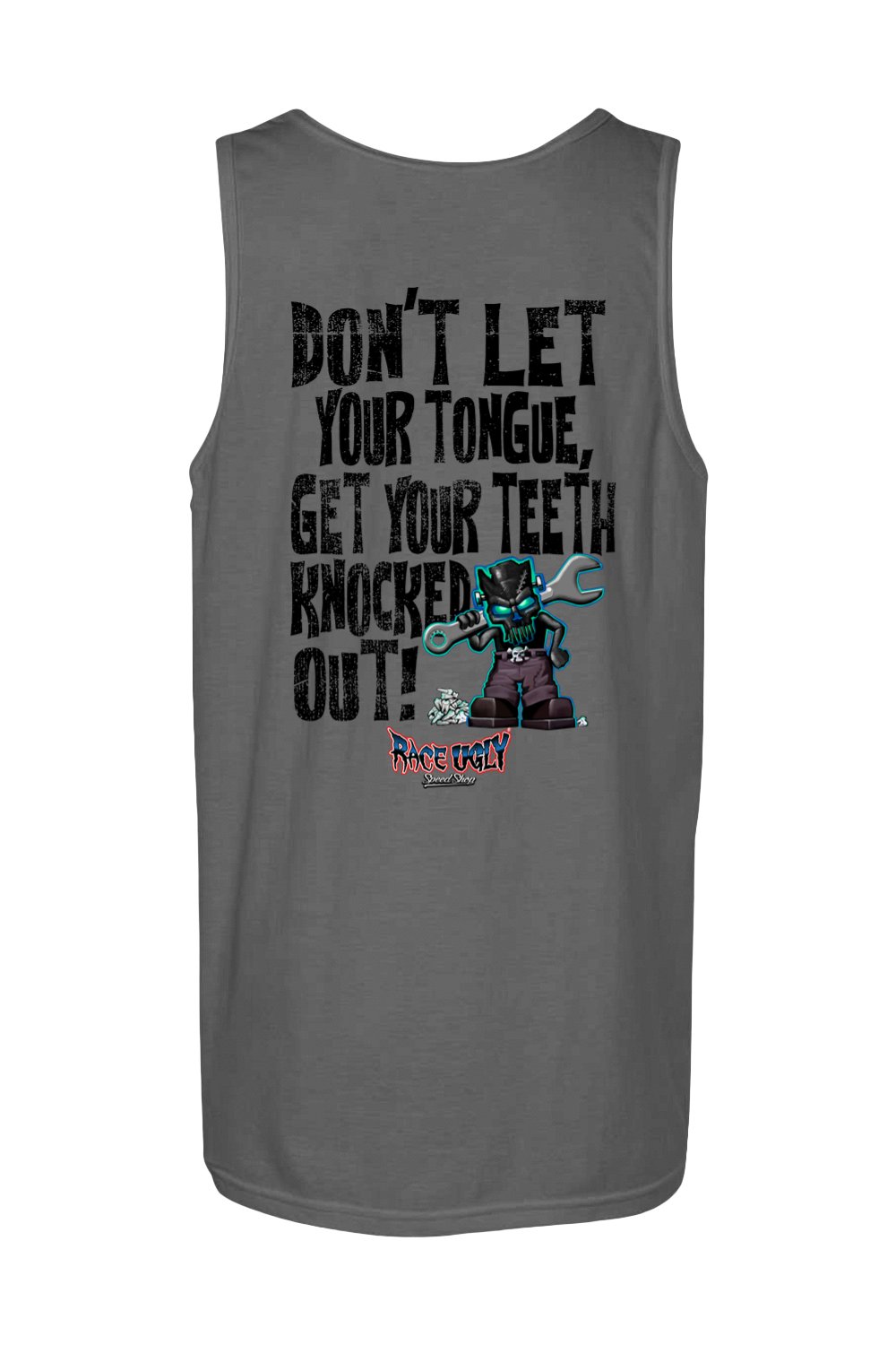 Gildan Softstyle Tank Top "RU TEETH" (BLACK)