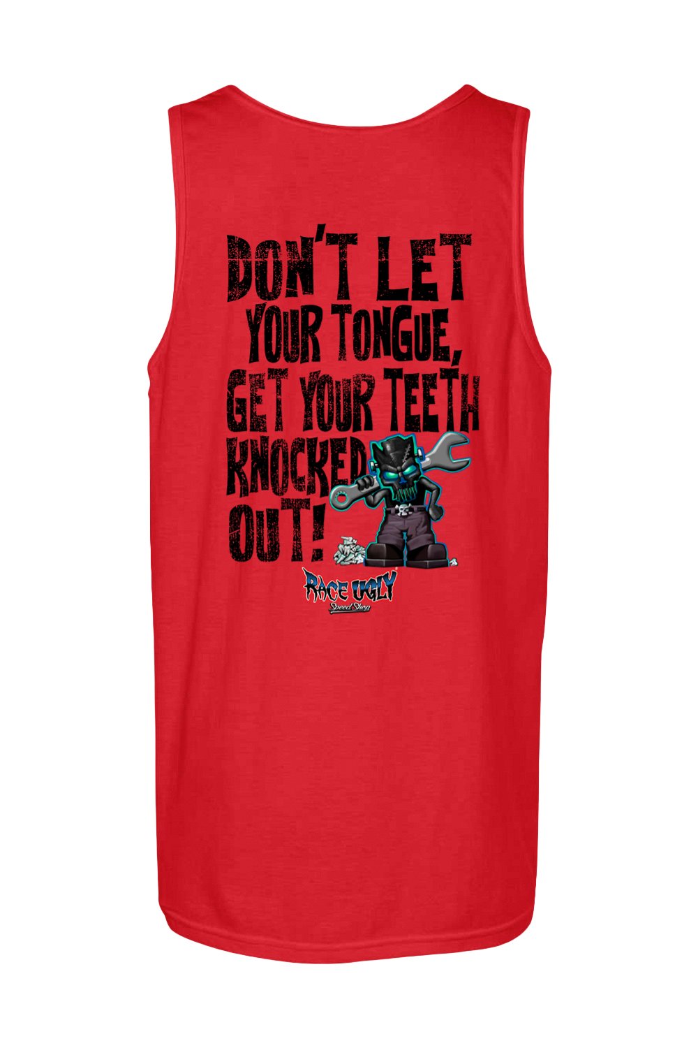 Gildan Softstyle Tank Top "RU TEETH" (BLACK)