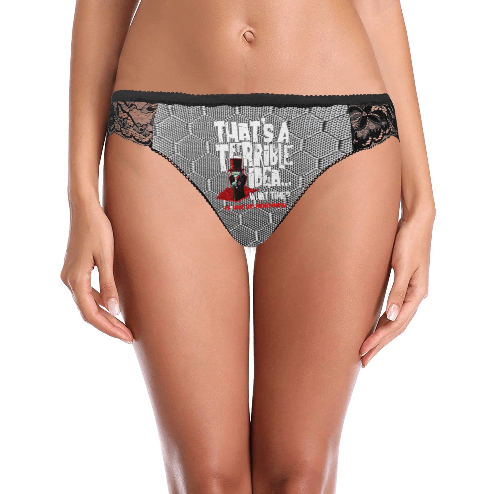 HOH-TerribleIdea-lace panty Women's Lace Underwear(ModelL41)