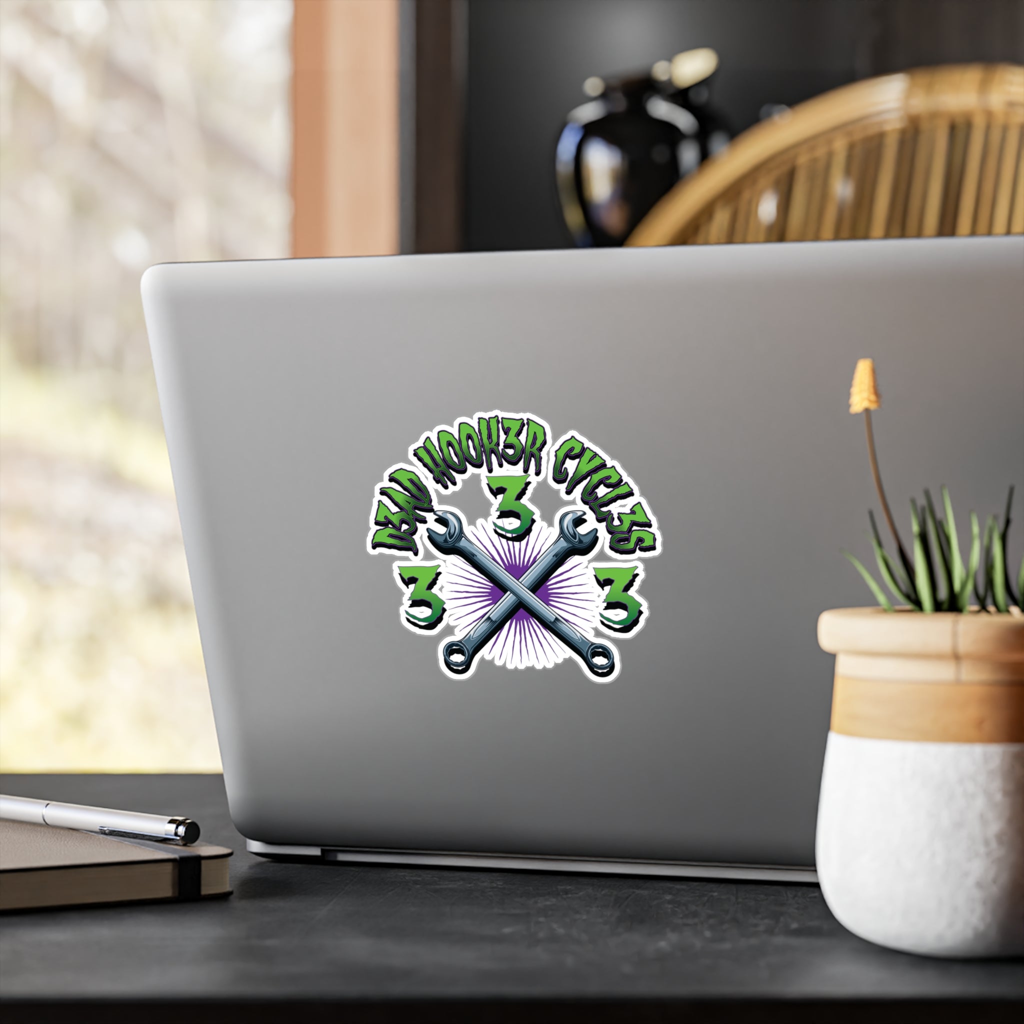 Kiss-Cut Vinyl Decals "DHC GREEN"