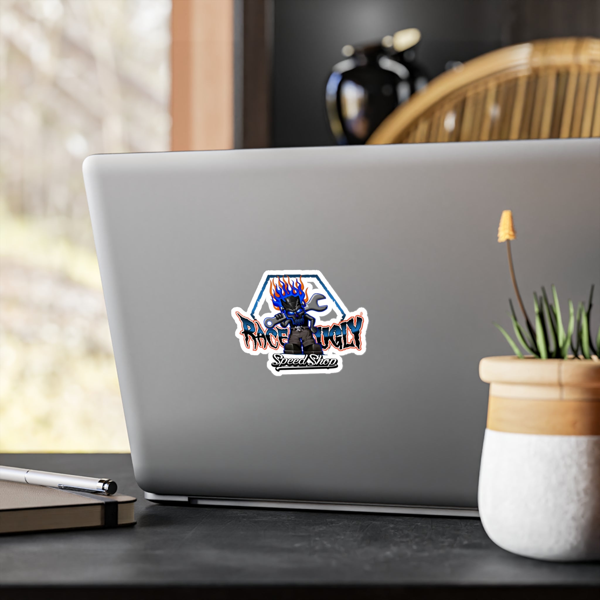Kiss-Cut Vinyl Decals "RU LOGO"