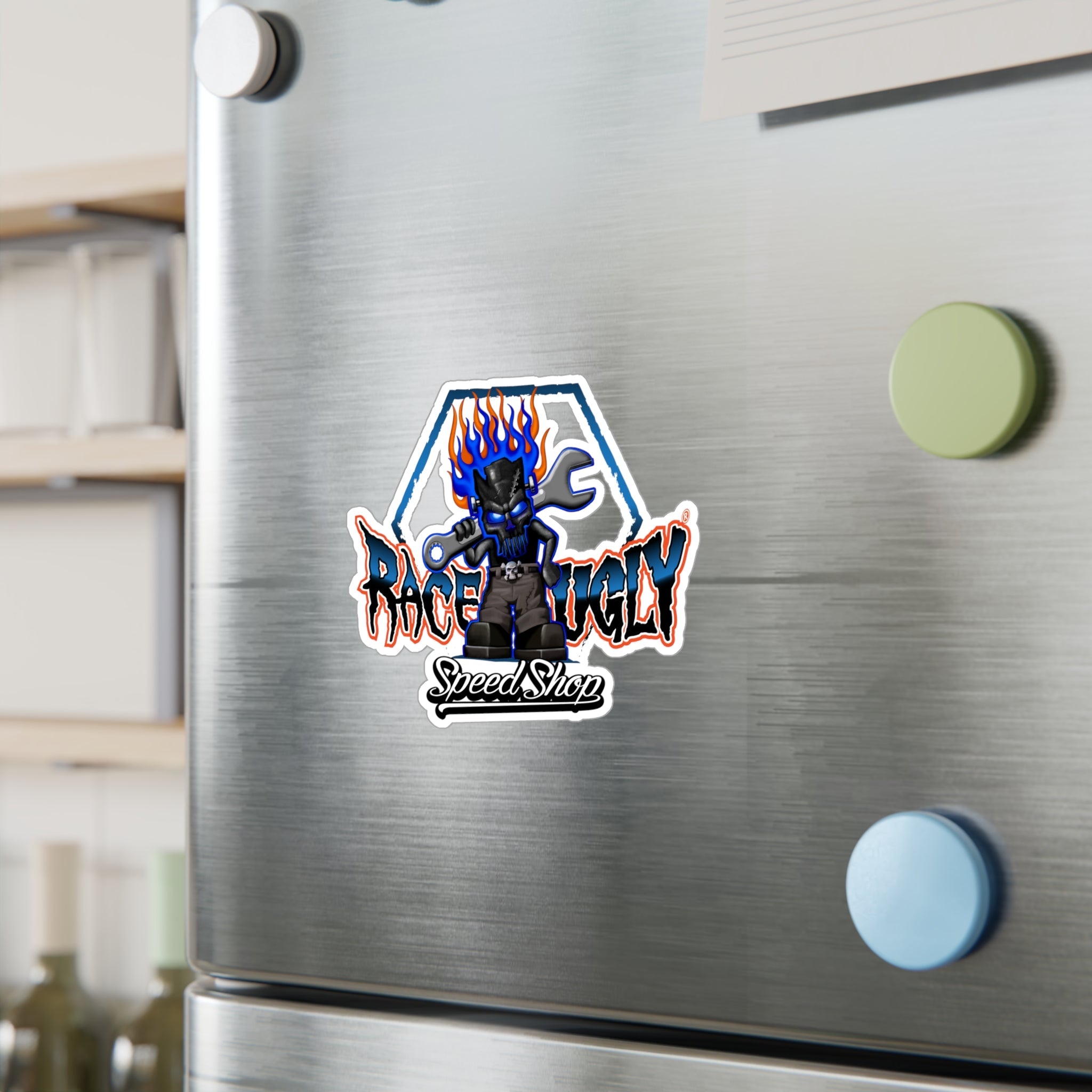 Kiss-Cut Vinyl Decals "RU LOGO"
